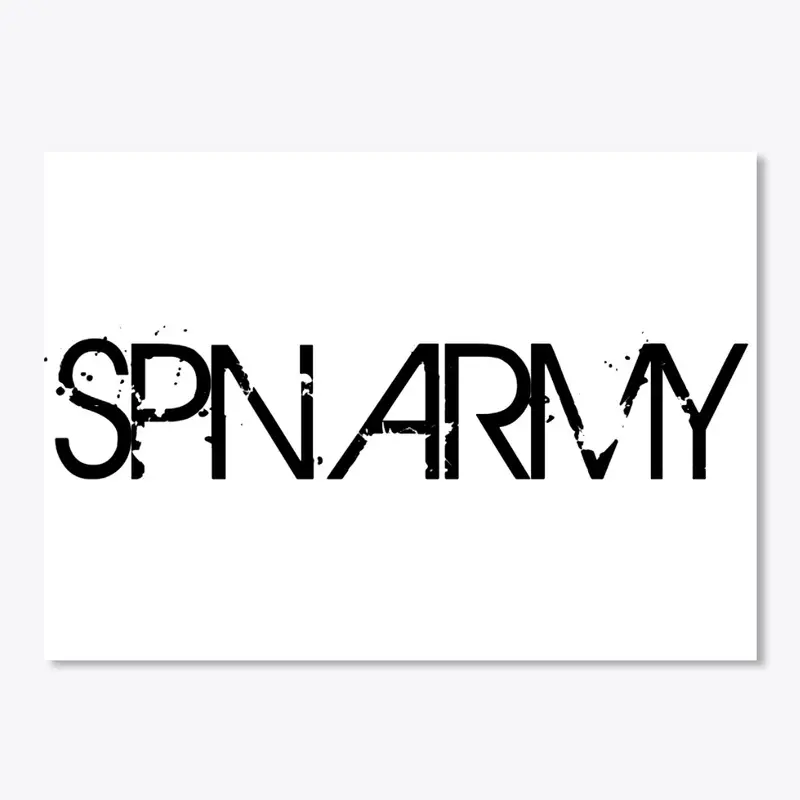 SPN Army Sticker