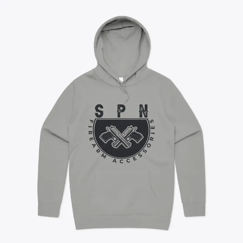 SPN Firearms Logo Mens Stencil Hoodie