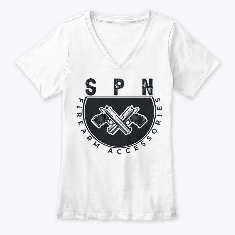 SPN Firearms Logo Womens Premium V-Neck