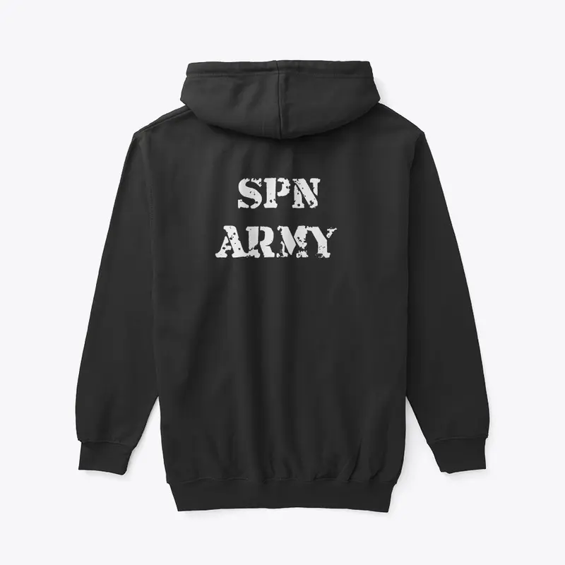 SPN Army Unisex Zip Hoodie