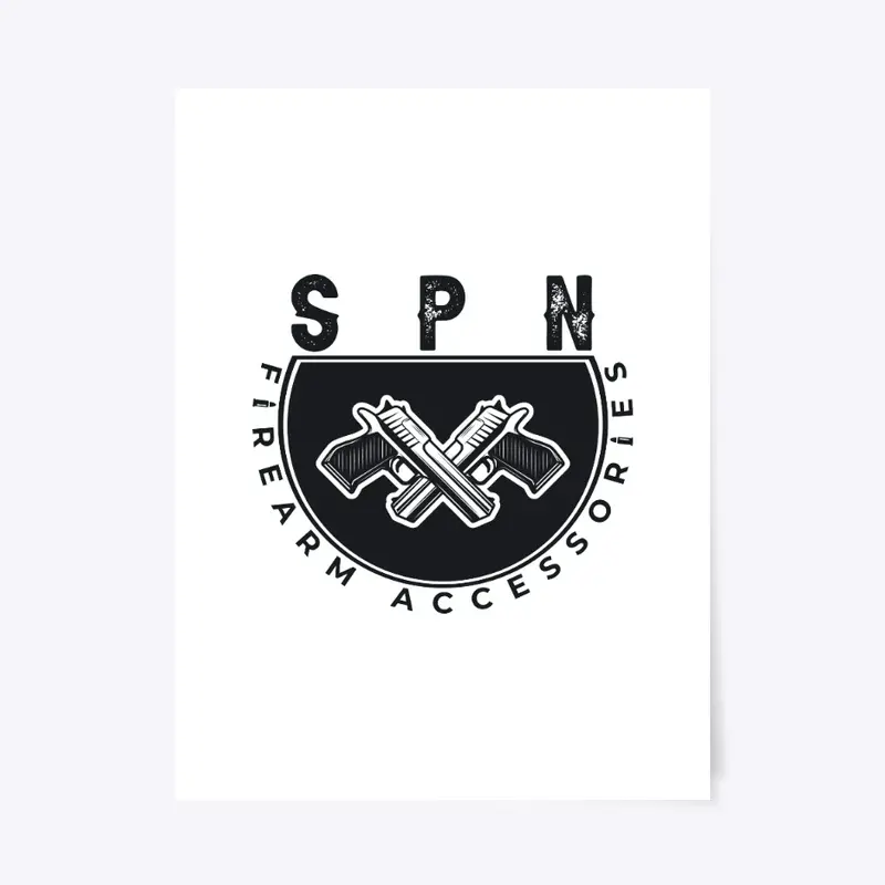 SPN Firearms Logo Poster 18x24